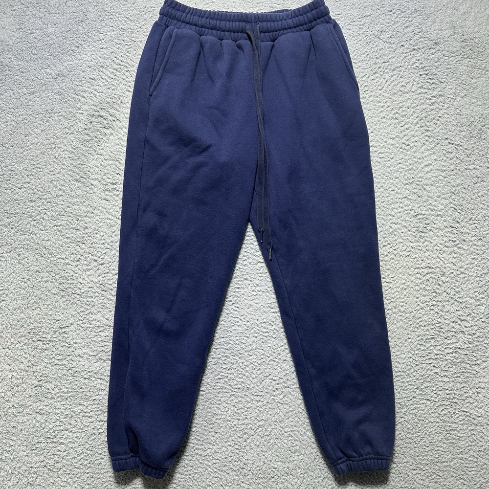Women's Y2K Fabletics Blue Essential Jogger Sweatpants Size S Athletic Lounge